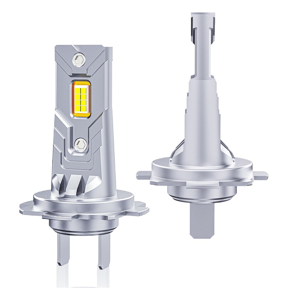 Cross-border hot car headlights D8 in-line H4 H11 super bright light concentrated mini-integrated H7 car led headlights
