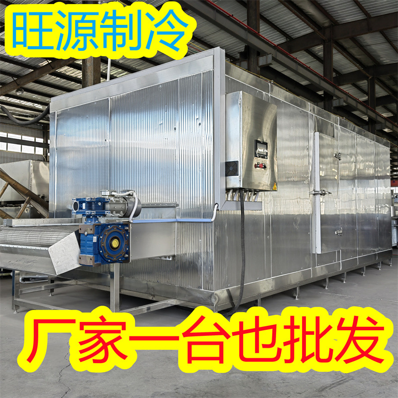 隧道速冻机厂家 超低温速冻海鲜海产品设备 连续式隧道速冻机