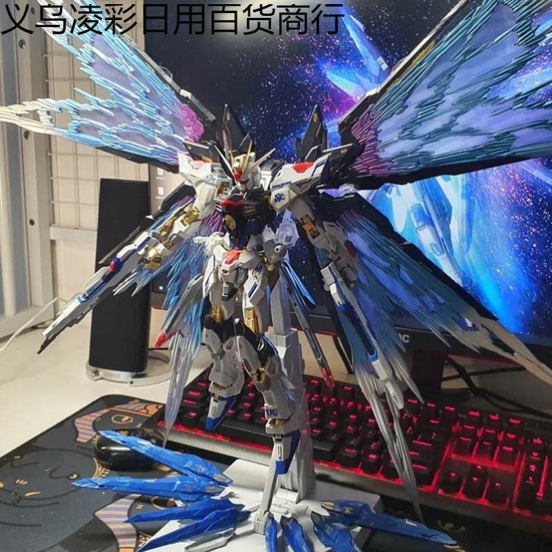 Assembling Toys Gundam Model Hg Unicorn Red Heretic Angel Strike Freedom Gundam Figure Building Blocks for Boys