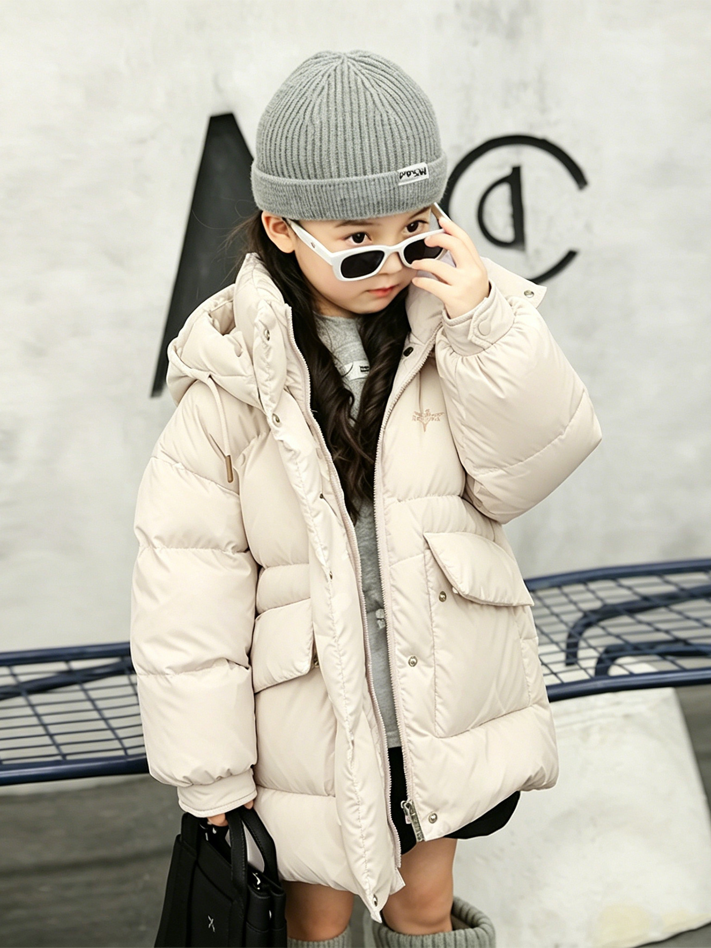 Winter children's down jacket
