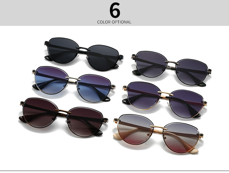 European and American Modern Retro Narrow Sunglasses High-End Women's Ins Style Sunglasses Versatile Trendyy Sunglasses 2506_voghion.com