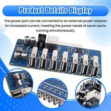 1�� �ɫ���{ɫ ���|��PCB USBHUB�־���1�D7��USB2.0������һ��