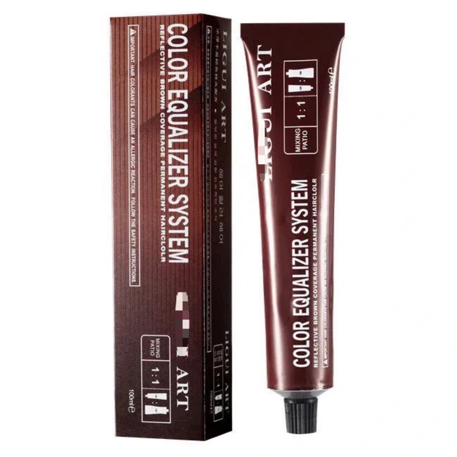 Liqi Duoxygen Hair Salon: Single-Tube Trendy Hair Dye in Multiple Shades—Effortless One-Step Coverage for Gray Hair