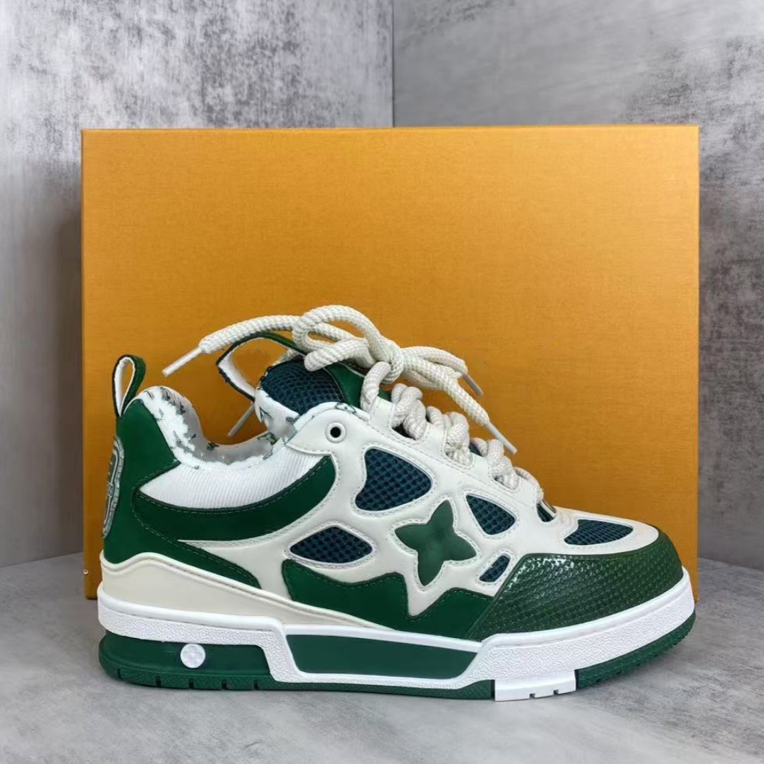 Comercio exterior estación europea zapatos de pan para hombres y mujeres, zapatos de suela gruesa, zapatos deportivos de moda, zapatos de skate para parejas