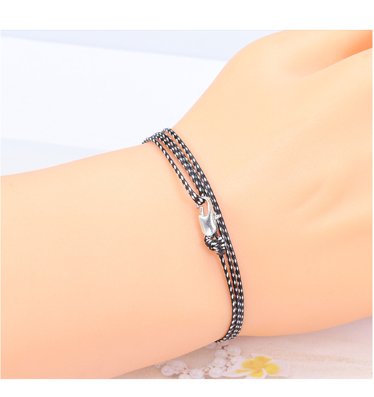 Simple Style Geometric Copper Knitting Unisex Bracelets 1 Piece