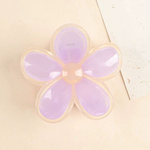 Light Purple Plumeria Clip [About 8cm]