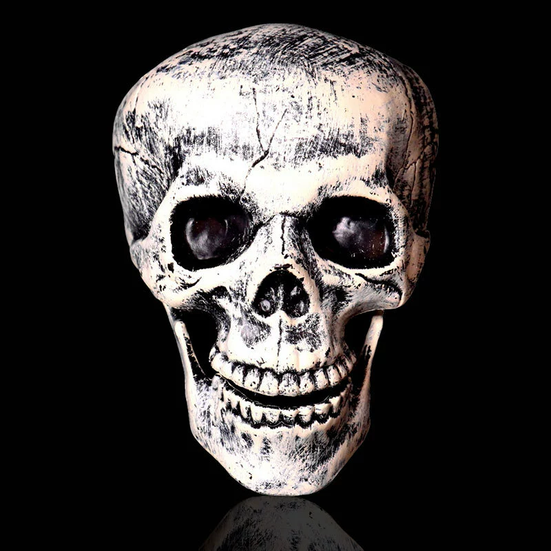 Halloween Skull Decoration Set (SOURCE FACTORY) — Luminous Skull & Hands, 3-piece Ornamental Prop