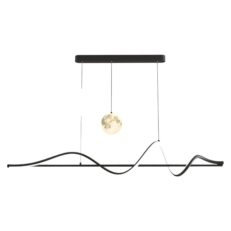 Lámpara del restaurante simple y moderna lámpara del bar del comedor en 2025 nueva lámpara del restaurante de barra nórdica creativa