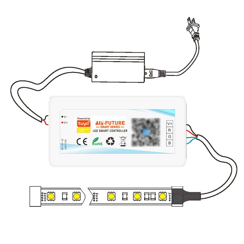 Graffiti LED controller RGB voice wifi controller smartphone APP controller three -way output