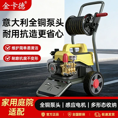 Golden Ox Car Washing Machine for Home Use 220V High-Pressure Water Gun Powerful Floor Cleaning Machine Auto Repair Shop Dedicated Pressure Washing Pump