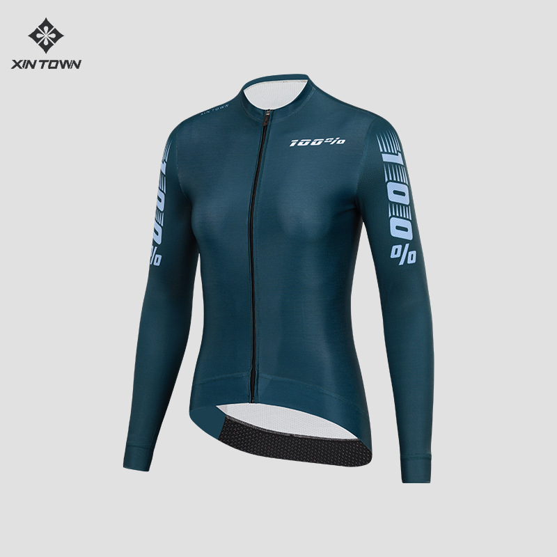 Xintown Gear Cycling Clothing Women's Moisture-Wicking Road Bike Cycling Clothing Long Top Spring and Summer Men's