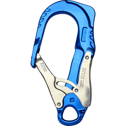 Safety belt large hook high-altitude work European-style insurance hook climbing buckle aluminum frame pipe quick-release anti-detachment hook