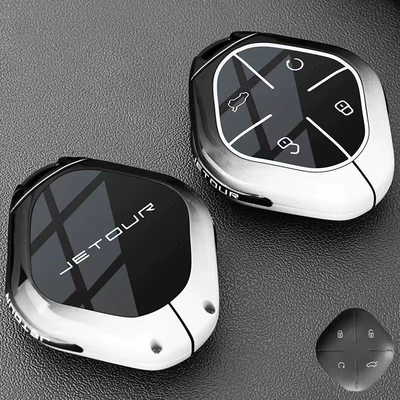 Car Key Case, Car key bag - black-and-white-gradient-single-shell