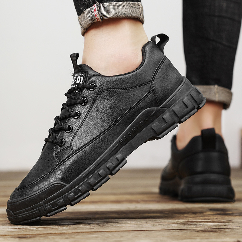 Arbeitsschuhe im amerikanischen Stil, niedrig geschnittene Martin-Freizeitschuhe aus kleinem Leder für den Außenbereich, trendige Boardschuhe für Herren_voghion.com