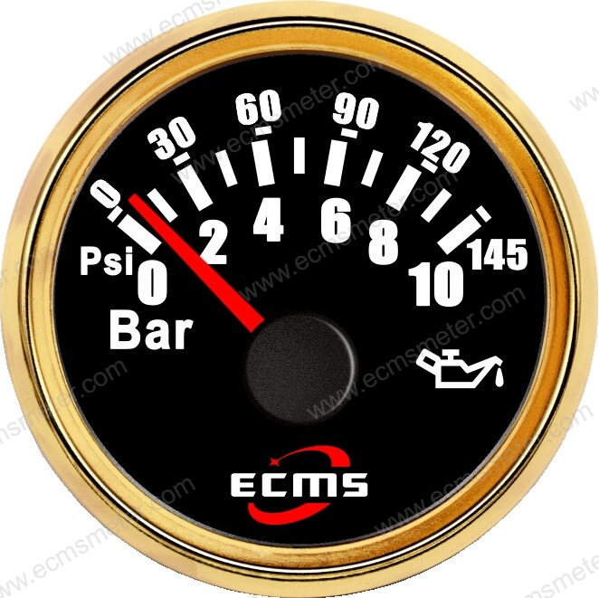 ECP机油压力表液压表步进电机指针压力表0-10Bar