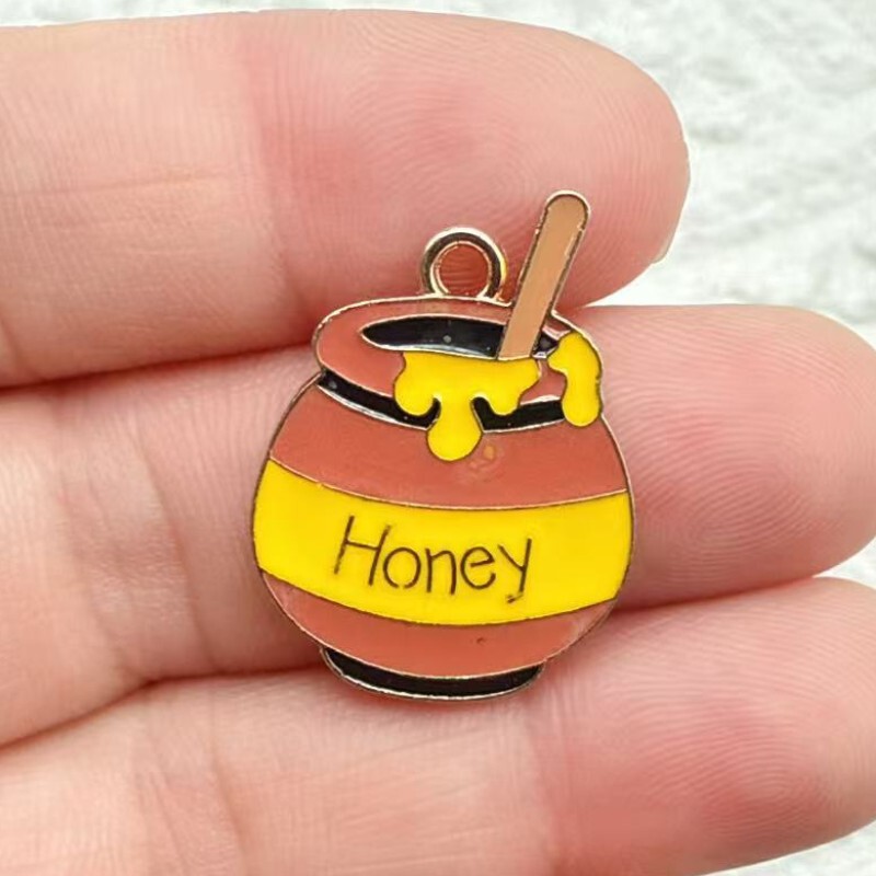 漫画かわいい子豚ビニグマ虎滴油合金DIYイヤリングペンダントネックレスキーホルダーアクセサリーアクセサリー|undefined