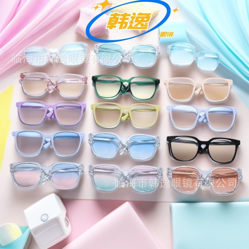 2026 New Model One-Piece Dropshipping Labubu Cotton Doll Glasses Celebrity Versatile Style Doll Accessories