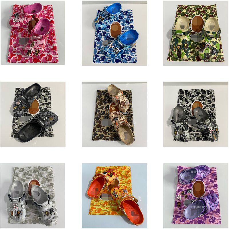 Beipu Ape Head Camouflage Hole Shoes Summer Casual Sandals for Men and Women with Non-Slip Soles Beach Slippers Wholesale Dropshipping Beipu Ape Head Camouflage Hole Shoes Summer Casual Sandals for Men and Women with Non-Slip Soles Beach Slippers Wholesale Dropshipping