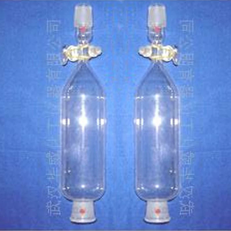 Поставка стандартной шлифовальной стеклянной лабораторной цилиндрической сепарационной воронки