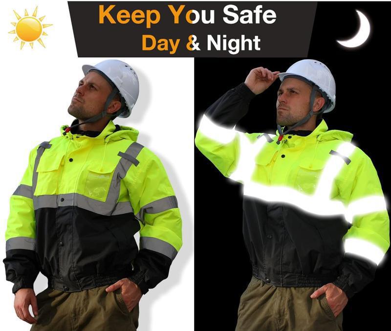 ④L 130 Safety Reflective Jackets for work Waterproof Class