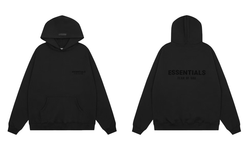 FOG マルチライン ESSENTIALS スウェットシャツスーツプラスベルベットハイストリートファッションブランドフード付きオリジナルラベル包装袋|undefined