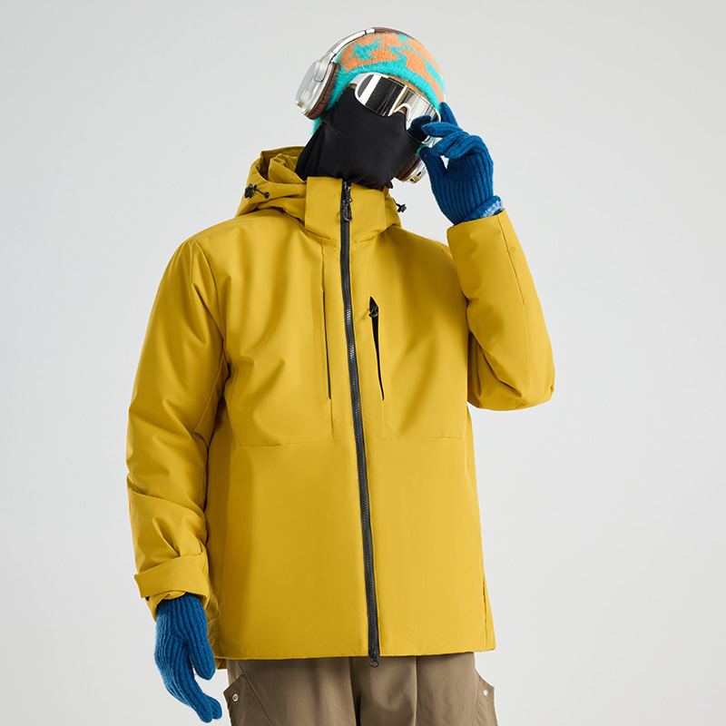 Autumn and winter outdoor graphene cotton jacket for men, hooded, windproof, thickened, warm, cold-resistant, suitable for mountaineering and skiing, cotton coat for women