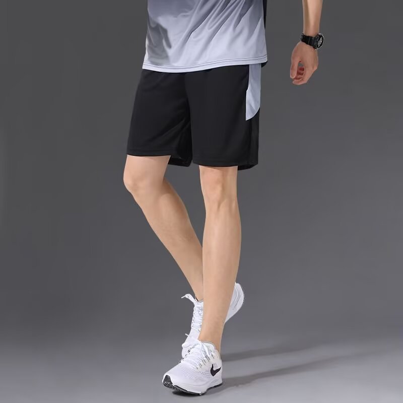 健身衣服男冰丝速干运动服套装秋冬短袖晨跑步羽毛篮球训练房短裤|undefined