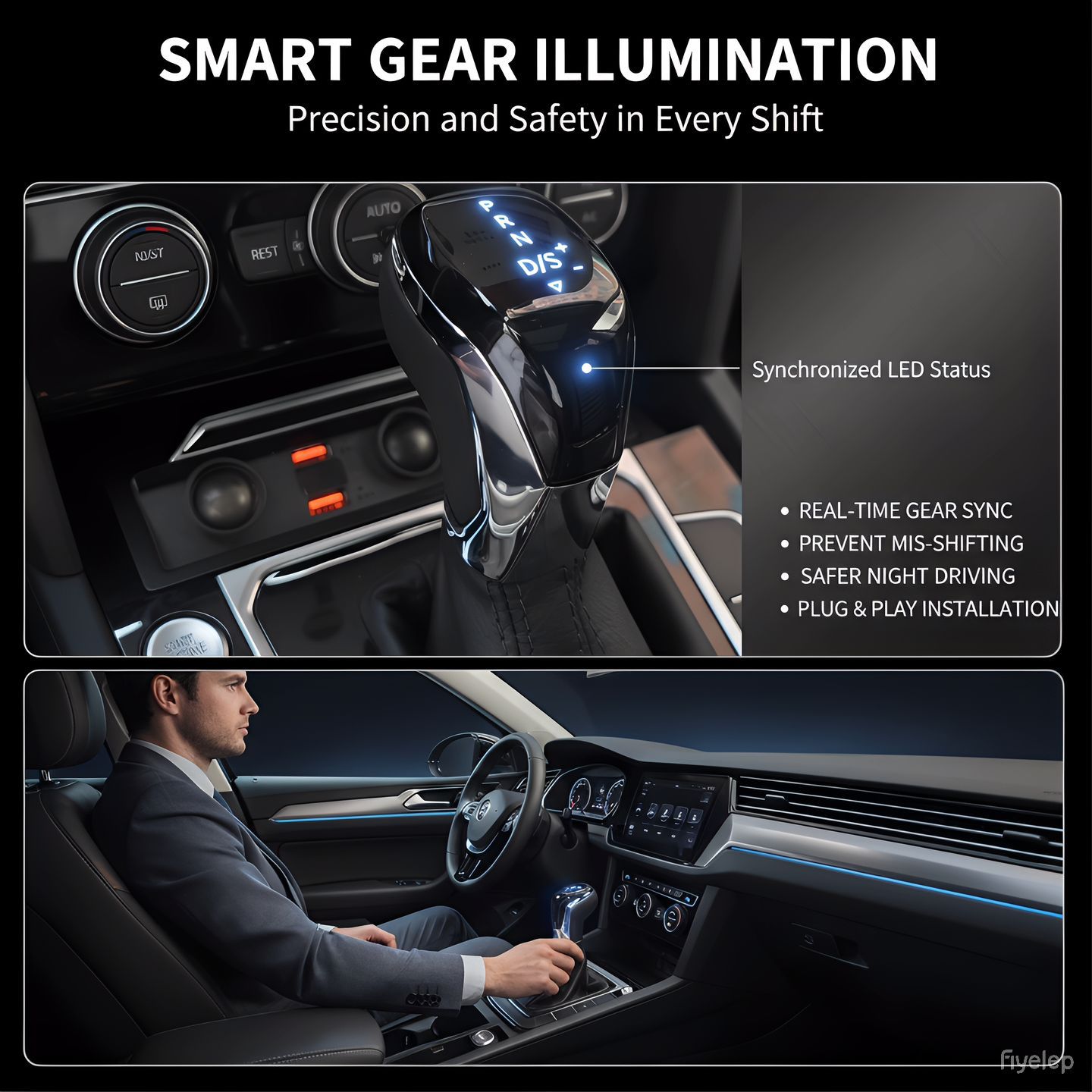 Suitable for Magotan, Passat, Santana, Sagitar, Cc, Golf, Tiguan Gear Shift Knob, Gear Lever, Le