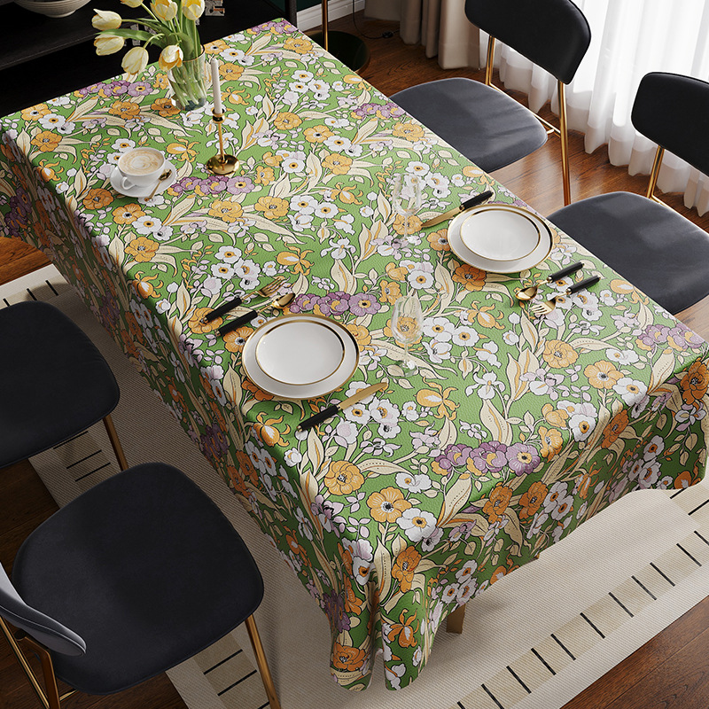 Mantel para Mesa de Comedor y Centro de PVC Impermeable, Resistente al Aceite y al Calor