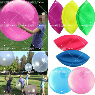 Cross-border hot-selling pat ball bubble ball super-large inflatable ball TPR decompression toy bubble water injection blow ball