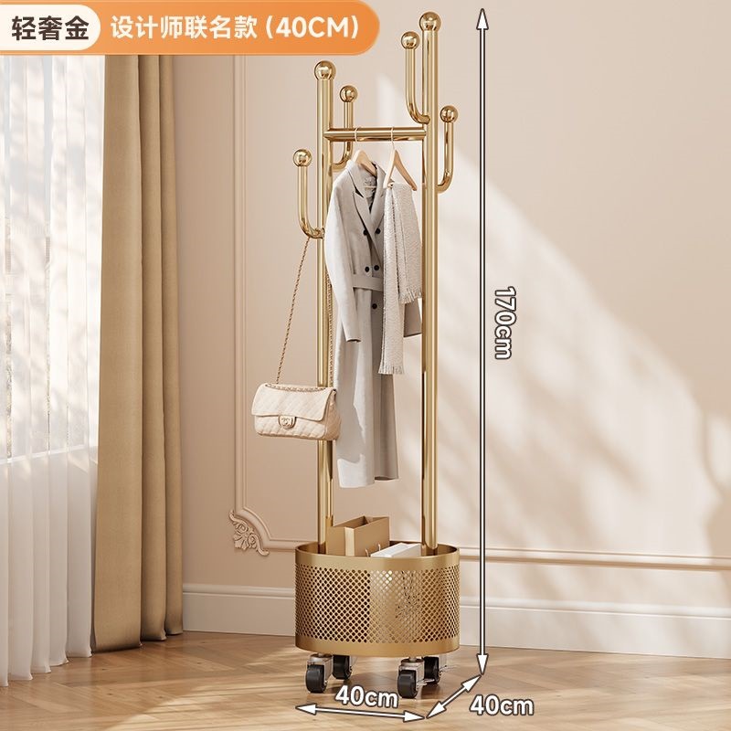 [익스클루시브 플래그십] 라이트 럭셔리 골드 40CM (라운드 프레임 + 유니버설 휠)