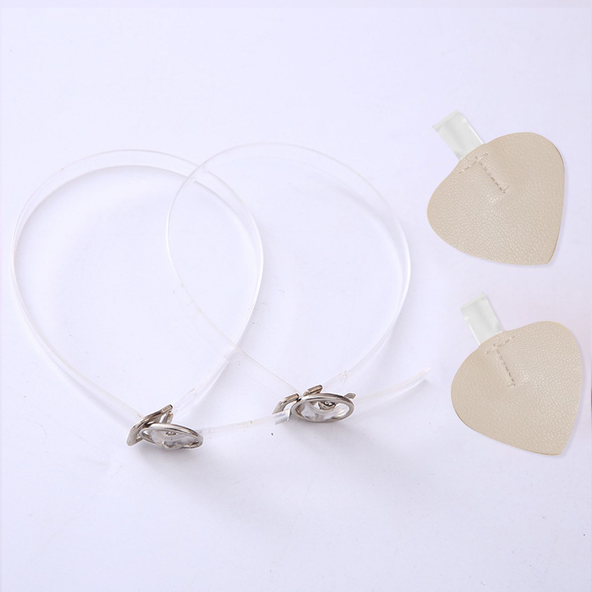 Venta al por mayor parche sin costuras con cordones anti-caída tacón alto invisible con cordones perezosos sin tacón transparentes zapatos de una sola capa anti-caída zapatos de terciopelo