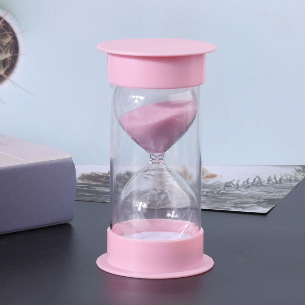 Wholesale creative macaron plastic drop-proof hourglass gift toothbrush small hourglass timer student desktop ornament