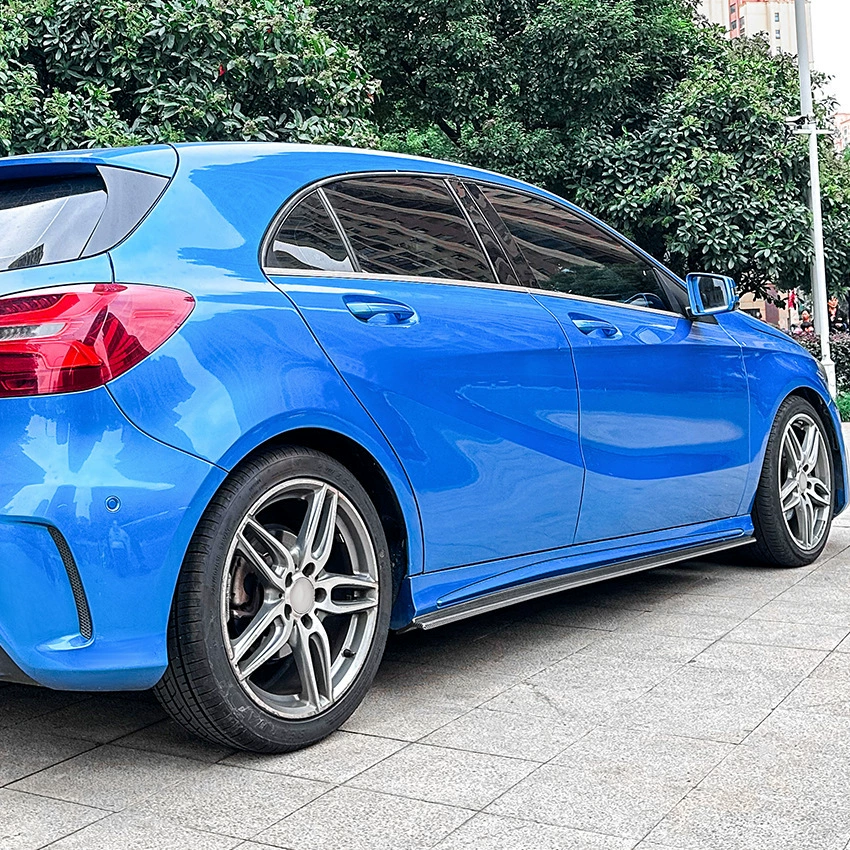 Подходит для Mercedes-Benz A-Class CLA класса W176 C117 AMG 2013-2018 корпусой боковой юбки внешней отделки украшений