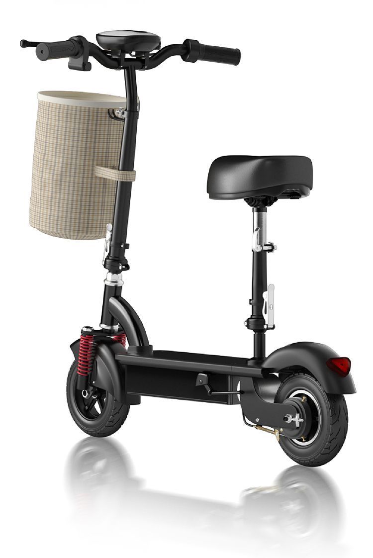 Mini Two-Wheeled Electric Scooter, Portable Foldable Ultra-Light Mobility Scooter for Parents and Children, Small Electric Scooter for Women