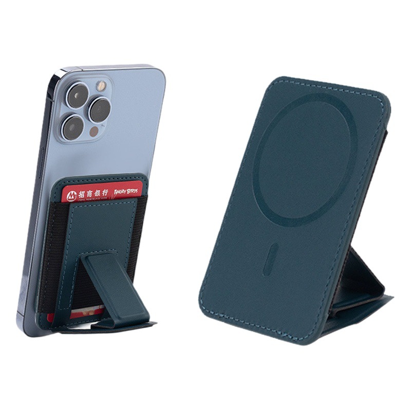 Suitable for Apple Iphone16 Magnetic Card Holder Multifunctional Apple 15Magsafe Leather Card Holder Card Holder