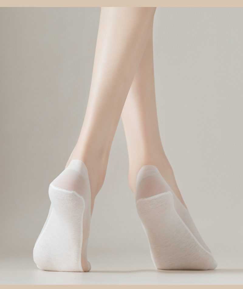 Cotton Fabric Type Stretchy Elasticity Women's Simple Style Solid Color Cotton Ankle Socks A Pair
