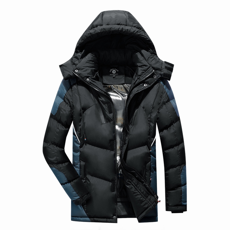 Invierno transfronterizo nuevo tipo de ropa de algodón de tipo medio largo al aire libre engrosado ropa de asalto de algodón abrigo