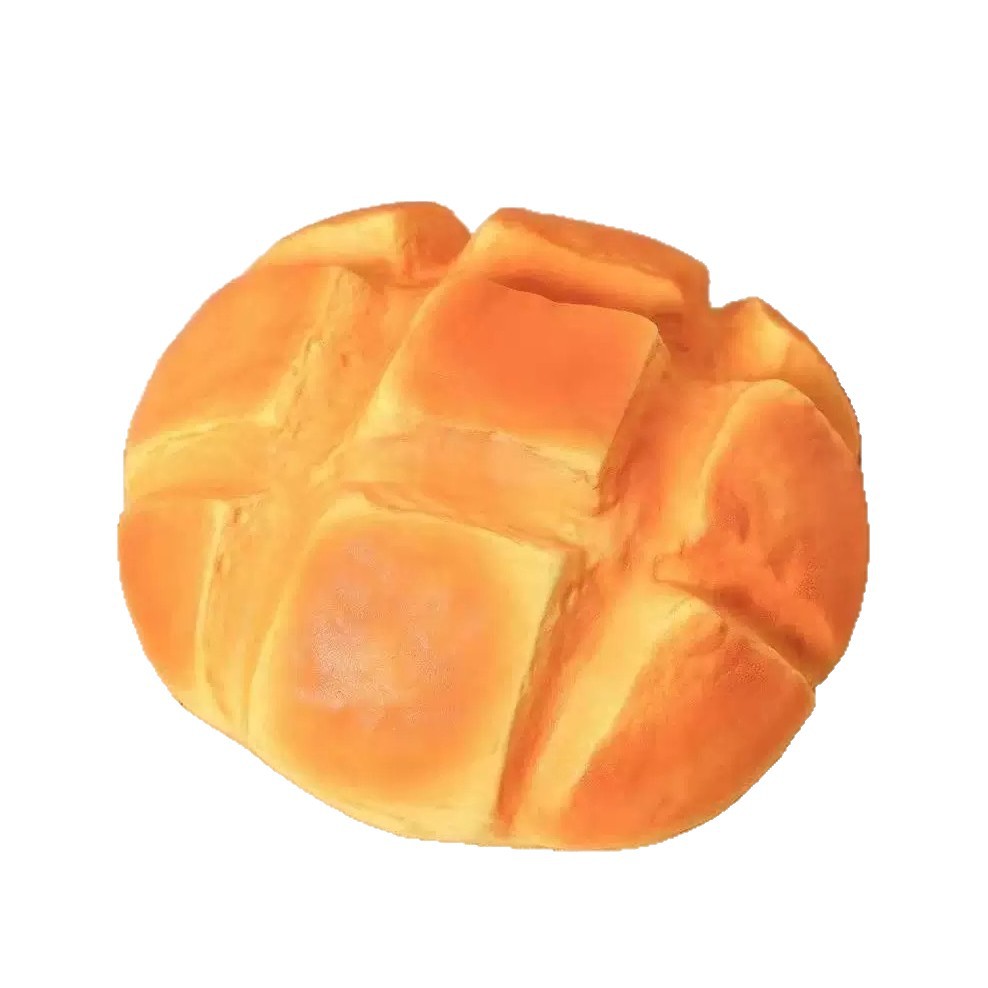Simulación de alimentos húmedos suaves rebote lento bolsas de piña super grandes pellizco juguetes pellizco bolsas de cuerno de toro juguetes de descompresión de pan