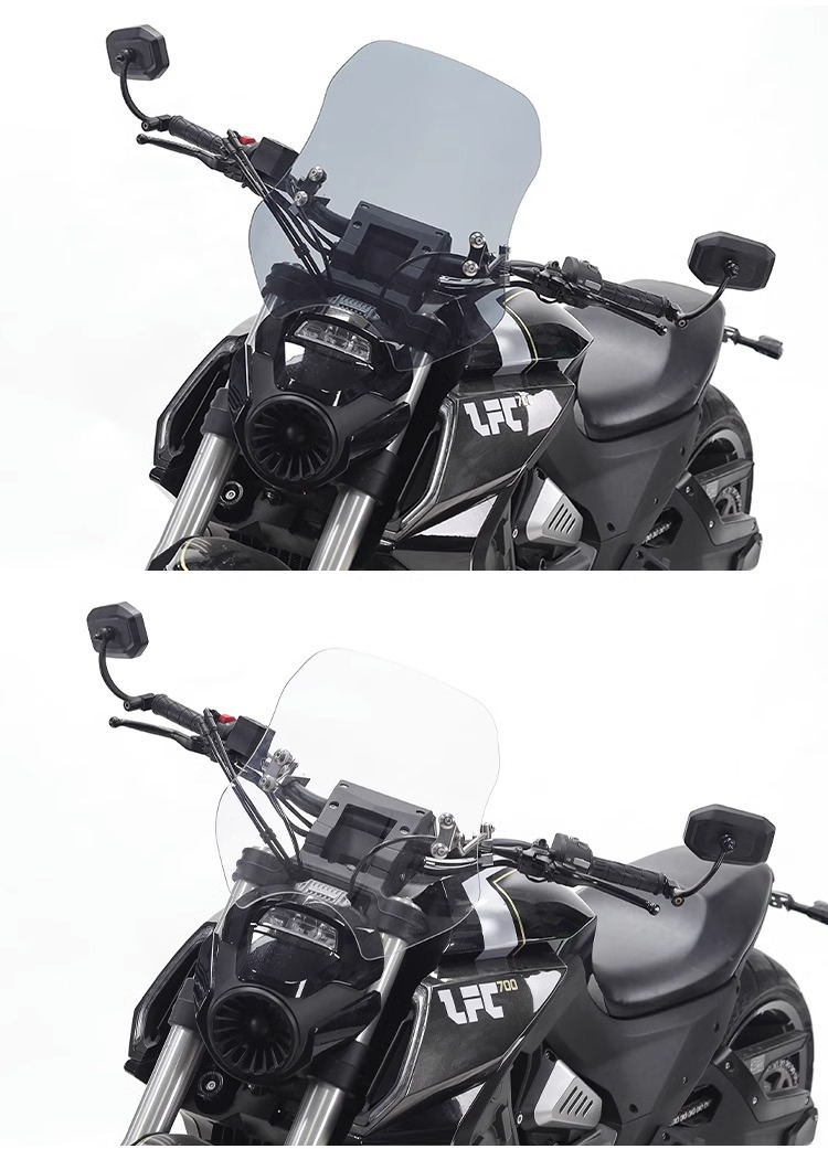 Jiche Wolf Windshield for Benda LFC700 Adjustable Height