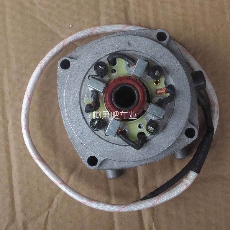 Two-stroke 49CC engine mini dirt bike modification and upgrade with electric starter motor coil