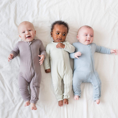 Foreign trade baby clothing wholesale baby clothes bamboo fiber baby clothes newborn baby onesie