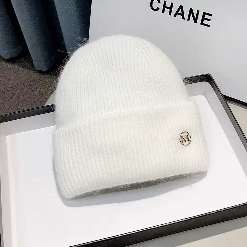 M标绒帽毛线女年新款针织冬季显脸小帽