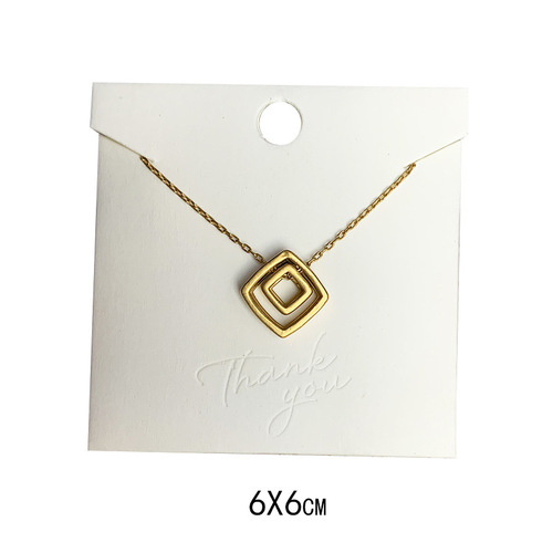 Accessories card paper, pocket necklace card, bracelet packaging paper card, THANK YOU envelope bag card holder