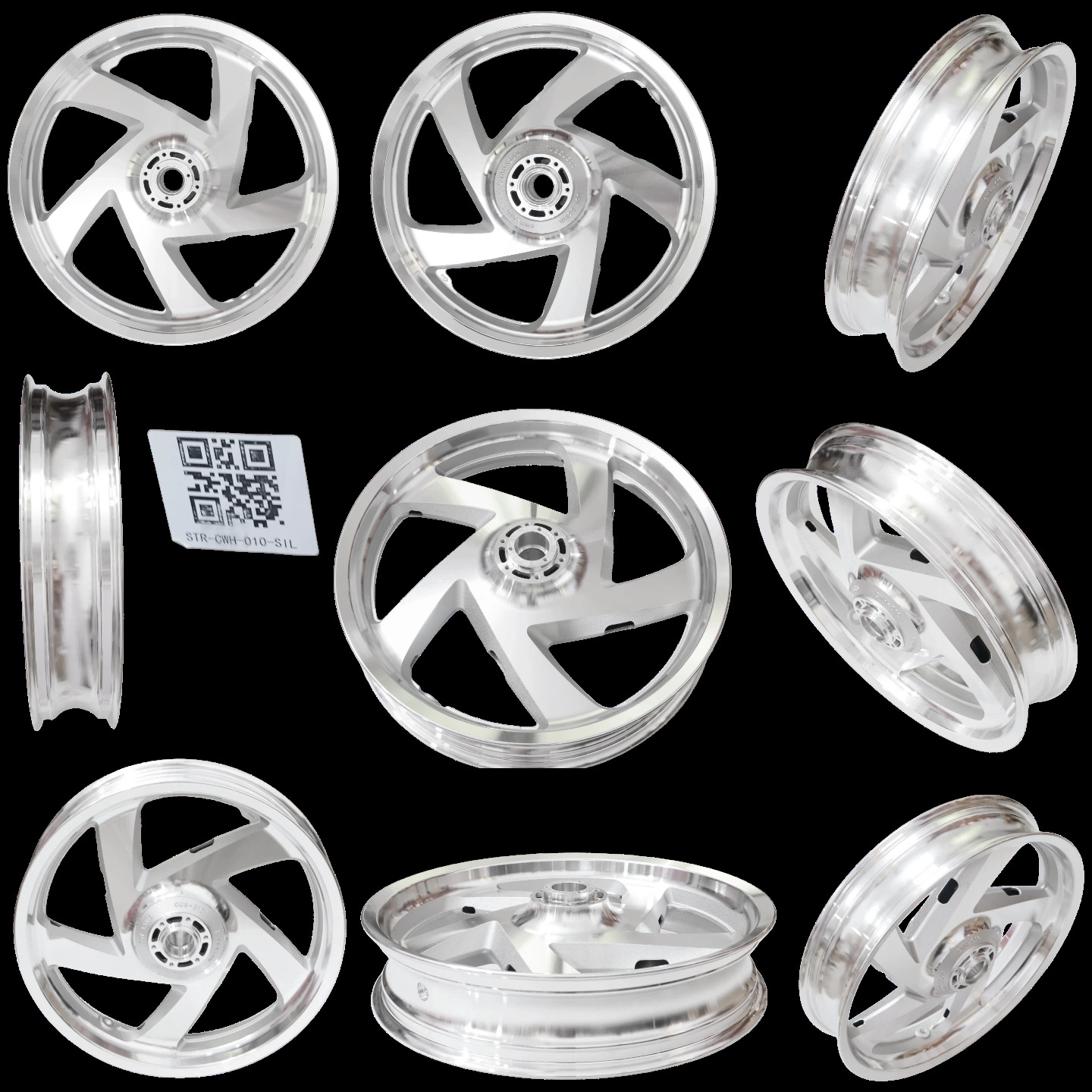 Suitable for Honda Gold Wing GL1800 01-17 front wheel rim, Gold Wing front hub, front steel rim