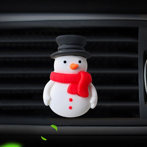 New Christmas car air outlet perfume clip car aromatherapy air conditioner perfume decoration Santa Claus ornaments