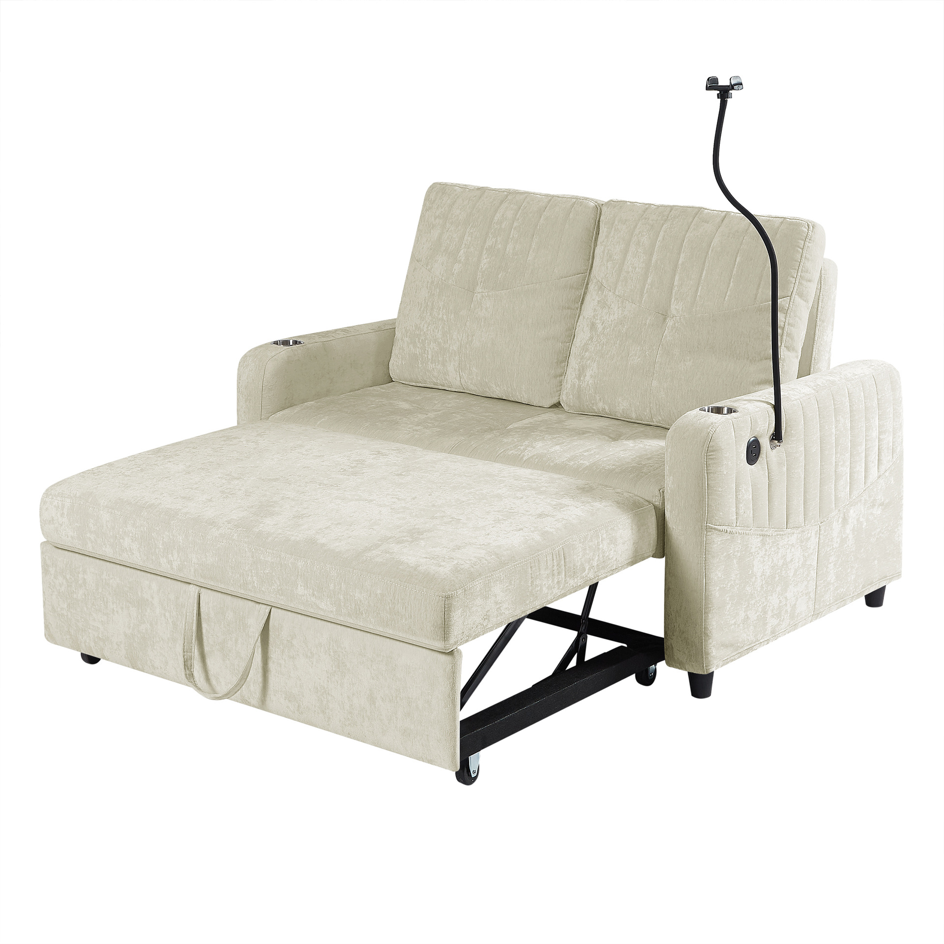 Sillón reclinable multifuncional de tela individual, sala de estar, dormitorio, ocio perezoso, siesta, sofá de relajación manual, sillón reclinable