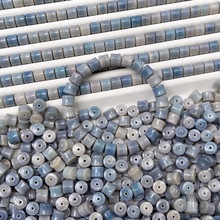 【节节高升】海盐蓝竹节菩提手串散装竹节菩提散珠光感变色佛珠