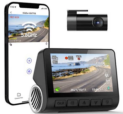 Monitoring Driving Recorder, Driving recorder - v55-4k1080pwifiwith-lipstick-round-pull