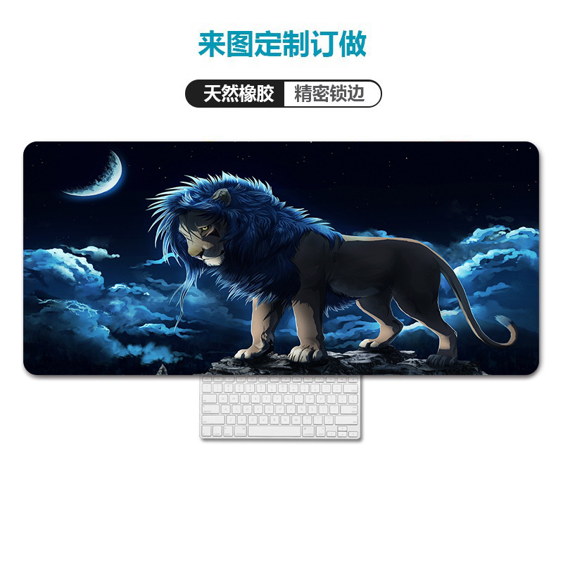 Amazon transfronteriza mapa de calor Rage bestia equipo alfombrilla de ratón de gran tamaño engrosada bloqueo escritorio de la computadora pad alfombrilla de ratón